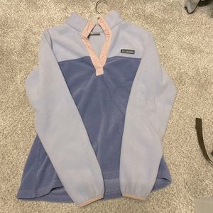 Pastel Columbia Button Down Fleece Jacket
